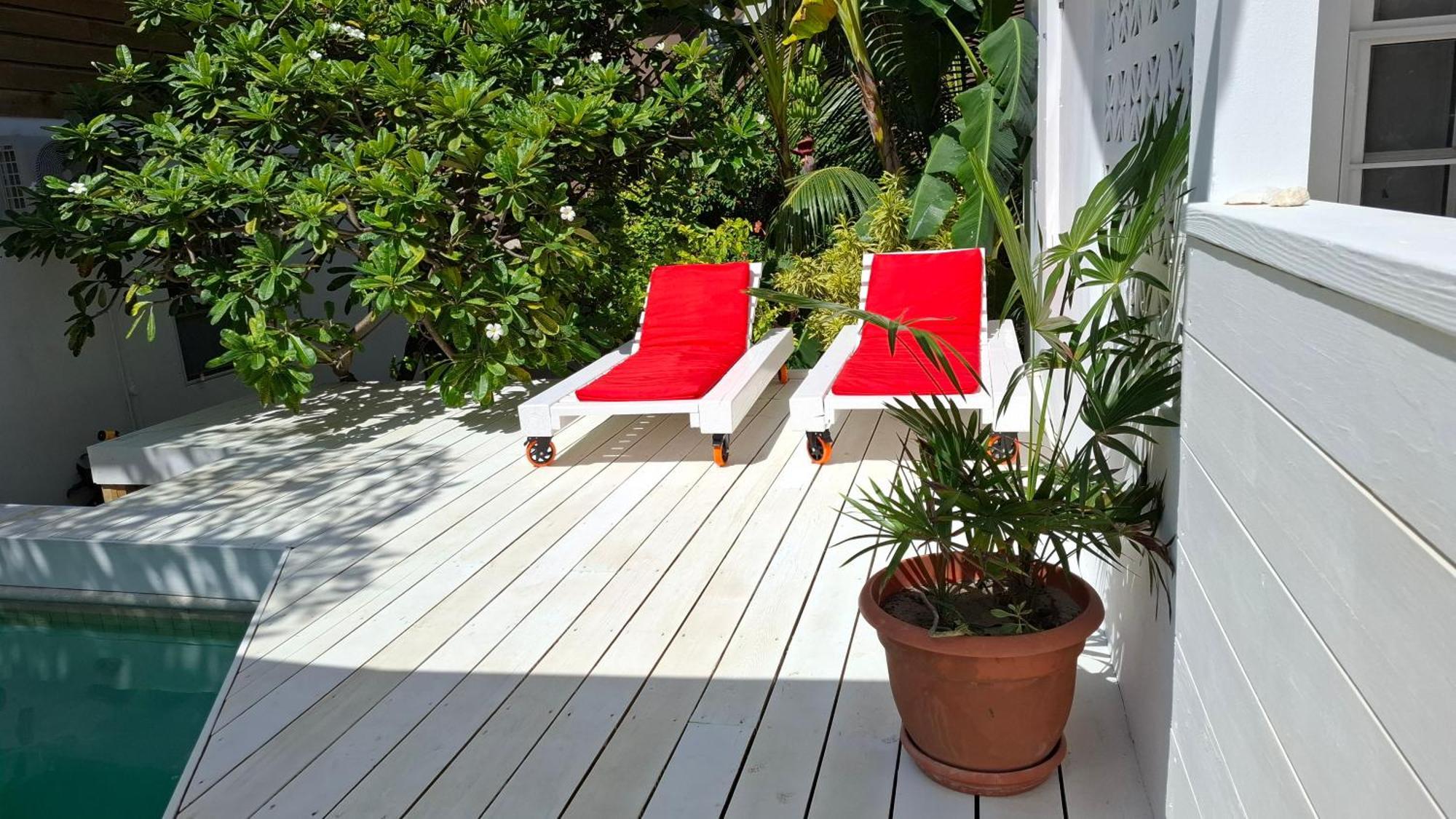 Amanda'S Place Green Studio - Pool And Tropical Garden Caye Caulker Exteriér fotografie